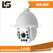 White dome surveillance camera housing of IP66 waterproof rate die casting parts